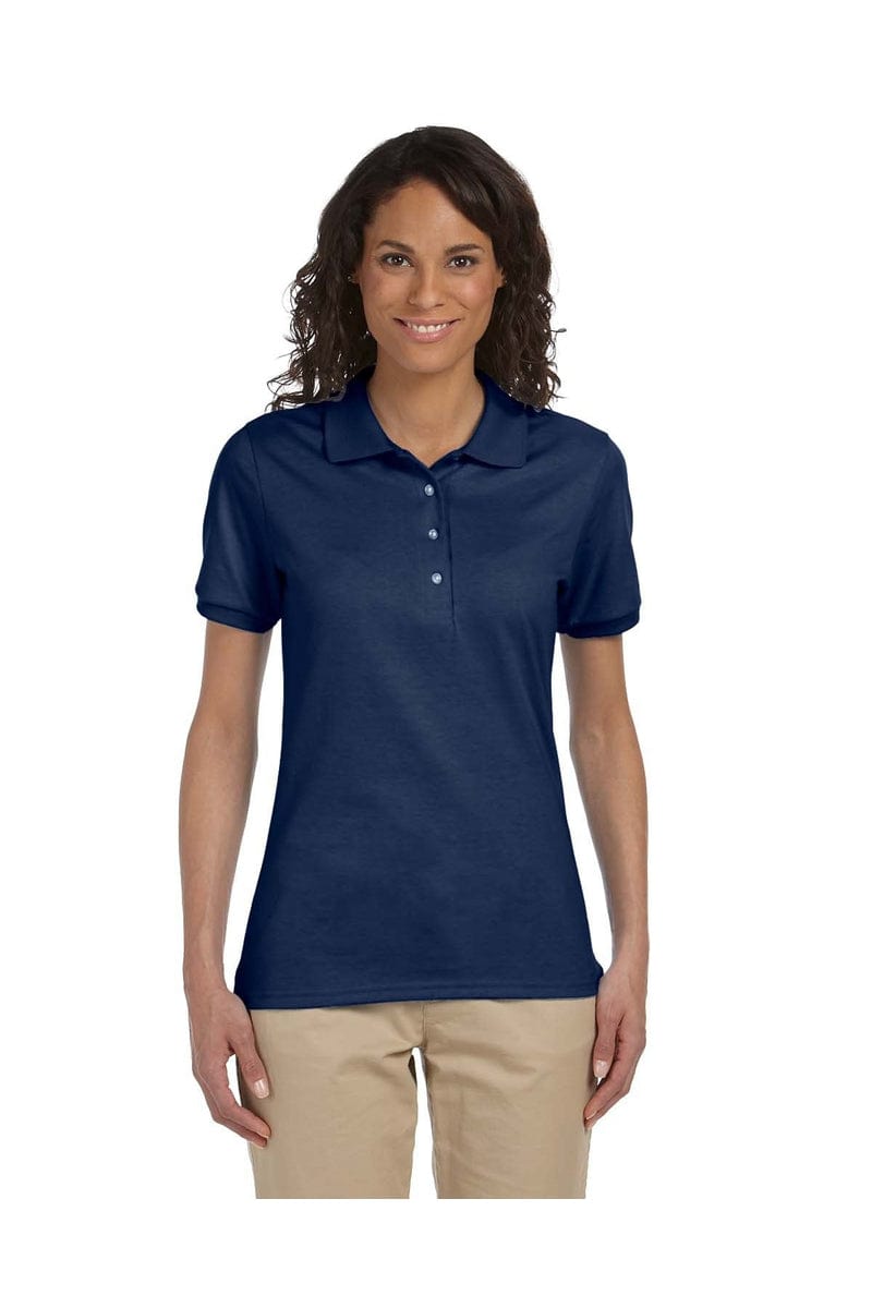 Jerzees Polos/Knits S / J Navy Jerzees 437W: Ladies' 5.6 oz. SpotShield(tm) Jersey Polo