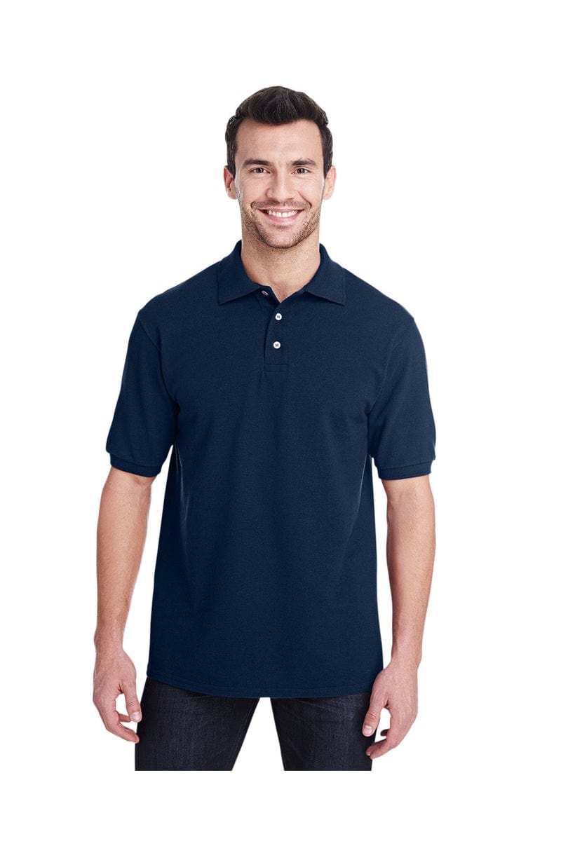 Jerzees Polos/Knits S / J Navy Jerzees 443MR: Adult 6.5 oz. Premium 100% Ringspun Cotton Pique Polo