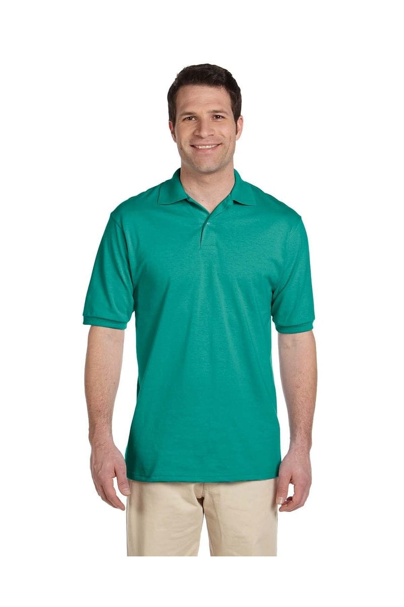 Jerzees Polos/Knits S / Jade Jerzees 437: Adult 5.6 oz. SpotShield(tm) Jersey Polo, Basic Colors
