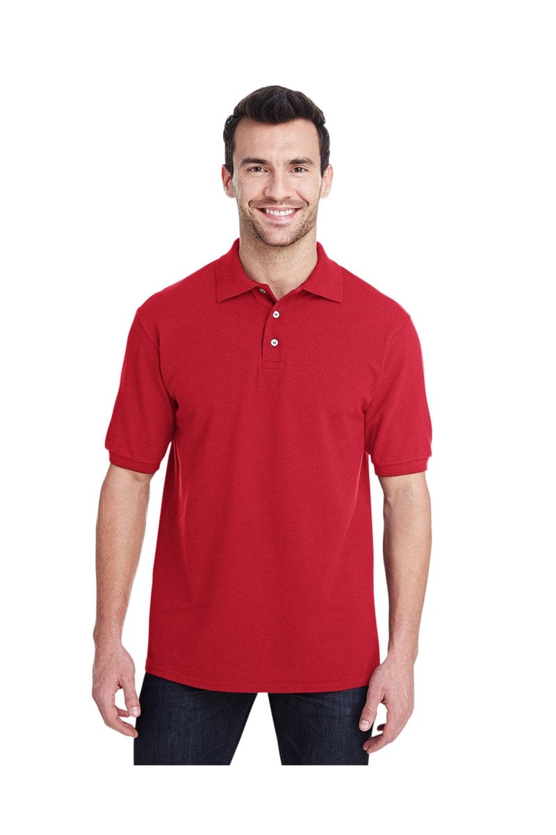 Jerzees Polos/Knits S / True Red Jerzees 443MR: Adult 6.5 oz. Premium 100% Ringspun Cotton Pique Polo