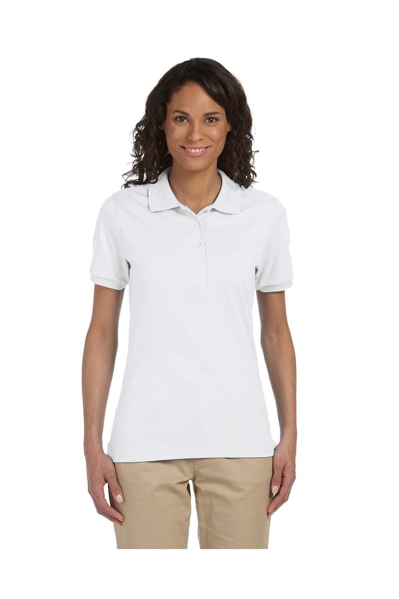 Jerzees Polos/Knits S / White Jerzees 437W: Ladies' 5.6 oz. SpotShield(tm) Jersey Polo