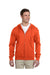 Jerzees Sweatshirts/Fleece 2XL / Burnt Orange Jerzees 993: Adult 8 oz. NuBlend(r) Fleece Full-Zip Hood, Basic Colors