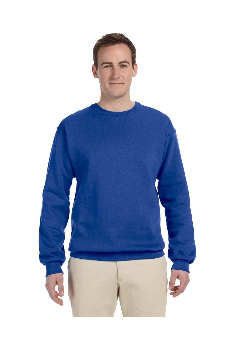 Jerzees Sweatshirts/Fleece 5XL / Royal Jerzees 562: Adult 8 oz. NuBlend® Fleece Crew