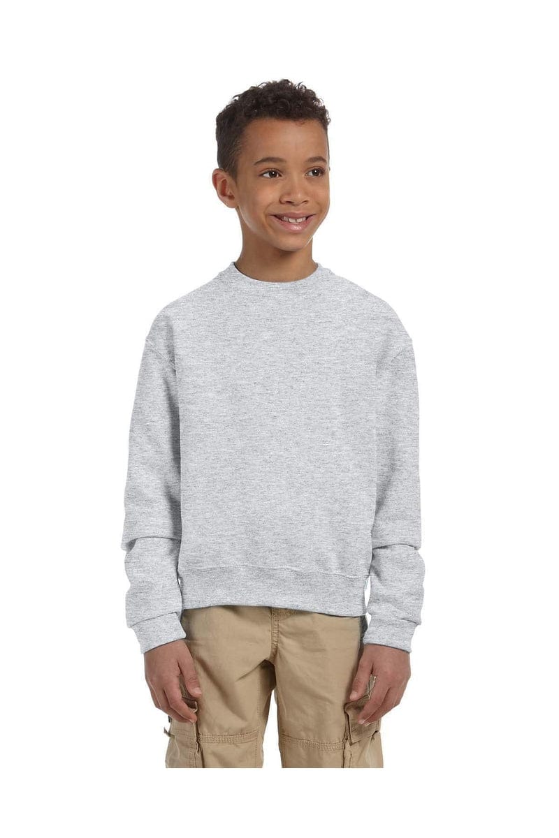 Jerzees Sweatshirts/Fleece Jerzees 562B: Youth 8 oz. NuBlend(r) Fleece Crew