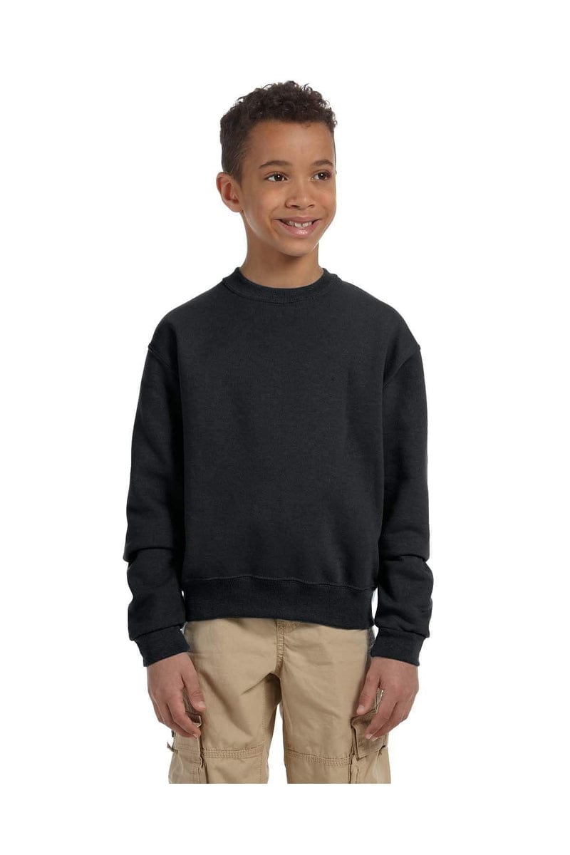Jerzees Sweatshirts/Fleece Jerzees 562B: Youth 8 oz. NuBlend(r) Fleece Crew