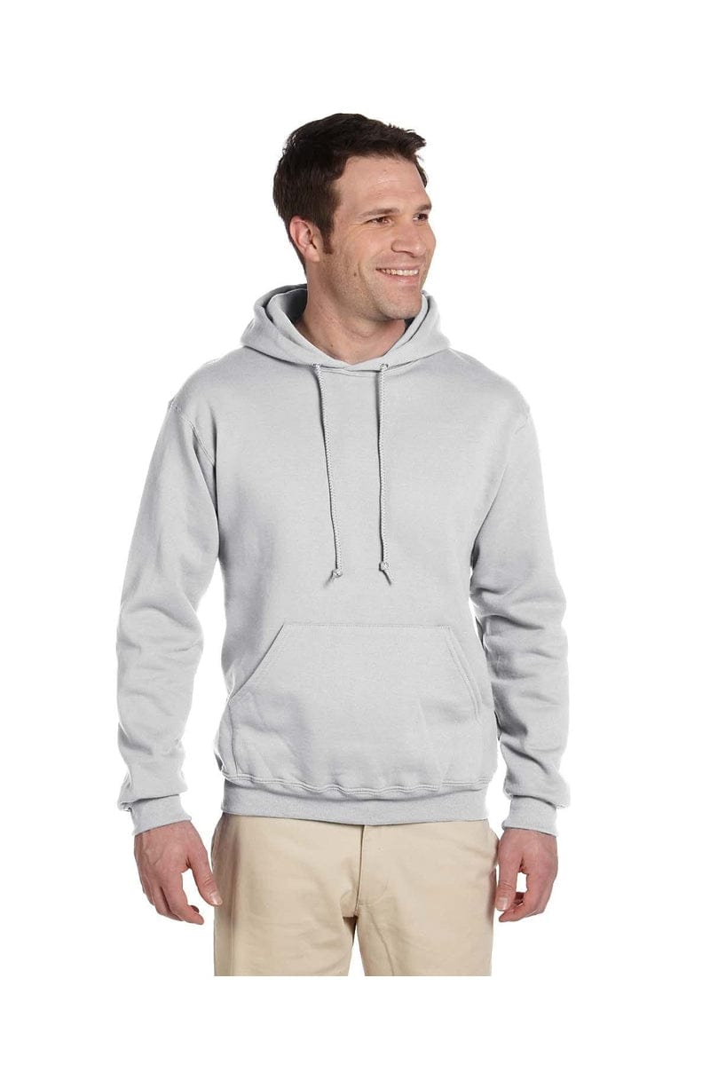 Jerzees Sweatshirts/Fleece S / Ash JERZEES 4997: SUPER SWEATS NuBlend Pullover Hooded Sweatshirt