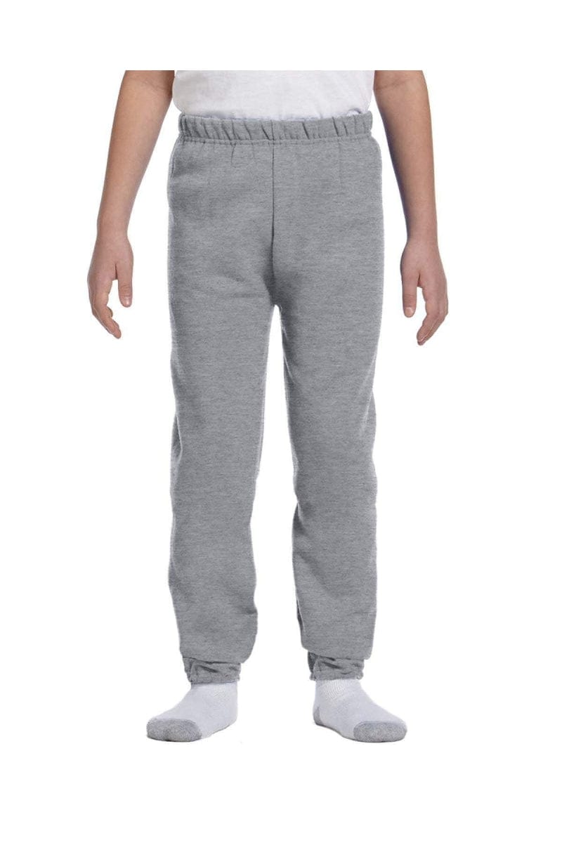 Jerzees Sweatshirts/Fleece S / Athletic Heather Jerzees 973B: Youth 8 oz. NuBlend(r) Fleece Sweatpants