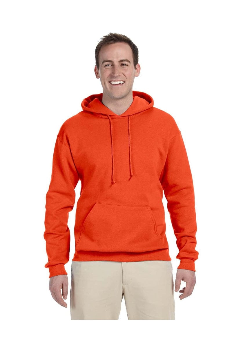 Jerzees Sweatshirts/Fleece S / Burnt Orange Jerzees 996: Adult 8 oz. NuBlend(r) Fleece Pullover Hood, Basic Colors