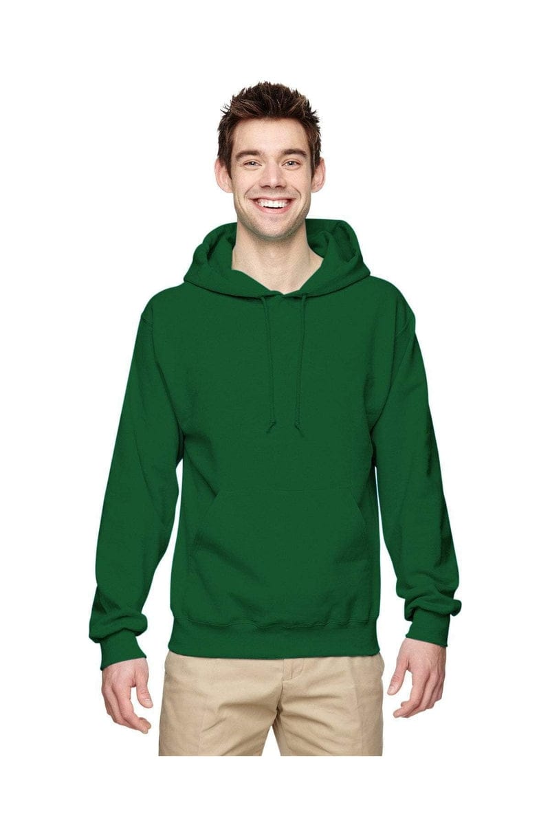 Jerzees Sweatshirts/Fleece S / Clover Jerzees 996: Adult 8 oz. NuBlend(r) Fleece Pullover Hood, Traditional Colors