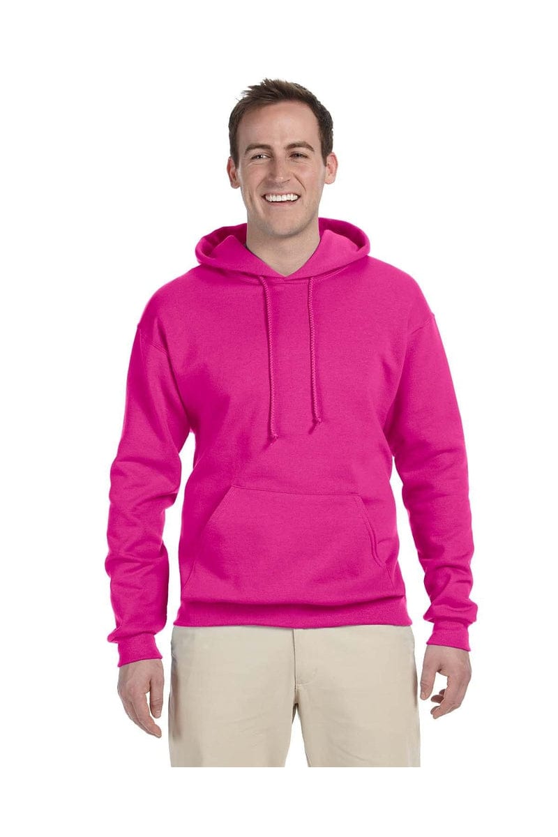 Jerzees Sweatshirts/Fleece S / Cyber Pink Jerzees 996: Adult 8 oz. NuBlend(r) Fleece Pullover Hood