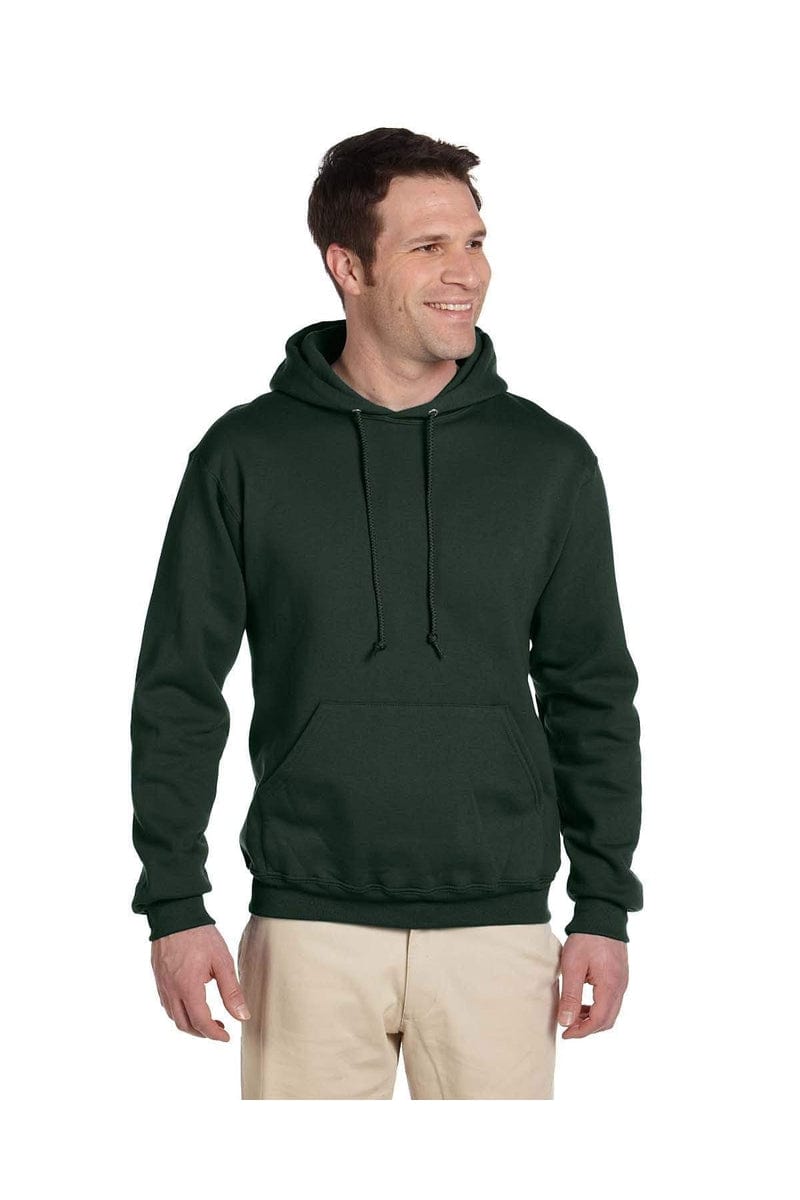 Jerzees Sweatshirts/Fleece S / Forest Green JERZEES 4997: SUPER SWEATS NuBlend Pullover Hooded Sweatshirt