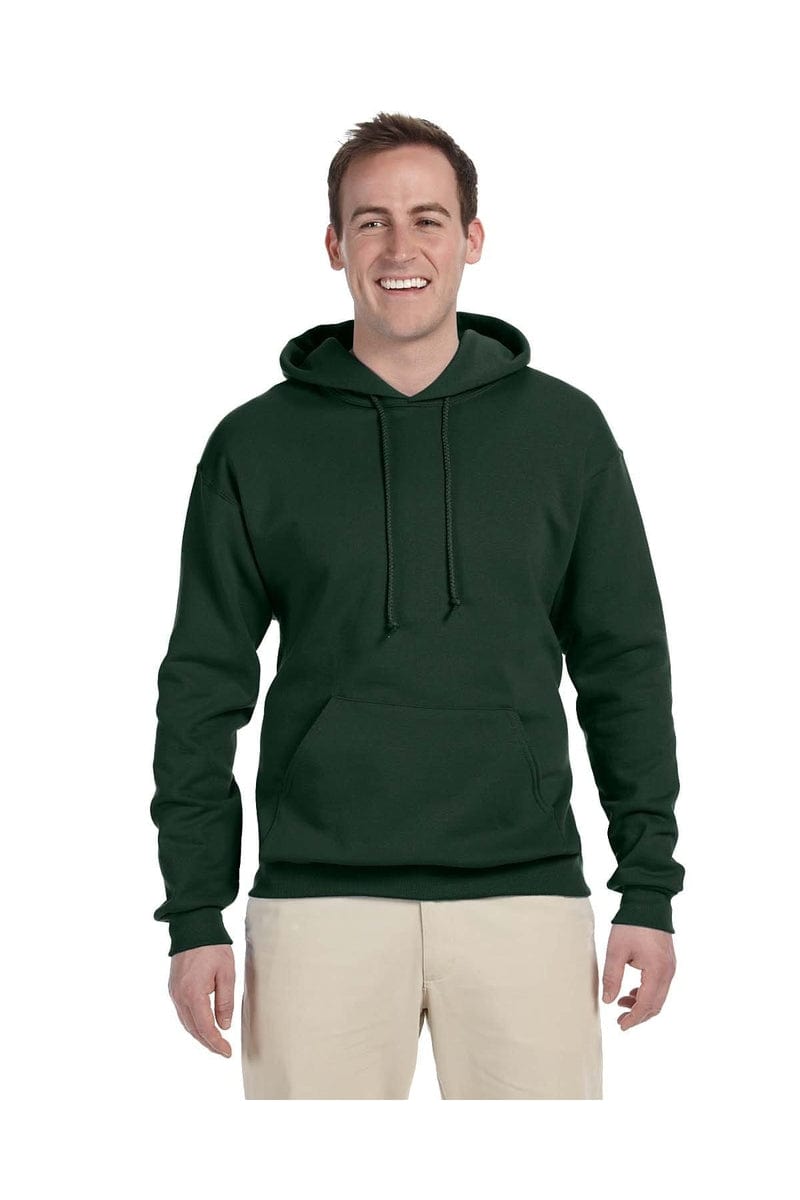 Jerzees Sweatshirts/Fleece S / Forest Green Jerzees 996: Adult 8 oz. NuBlend(r) Fleece Pullover Hood