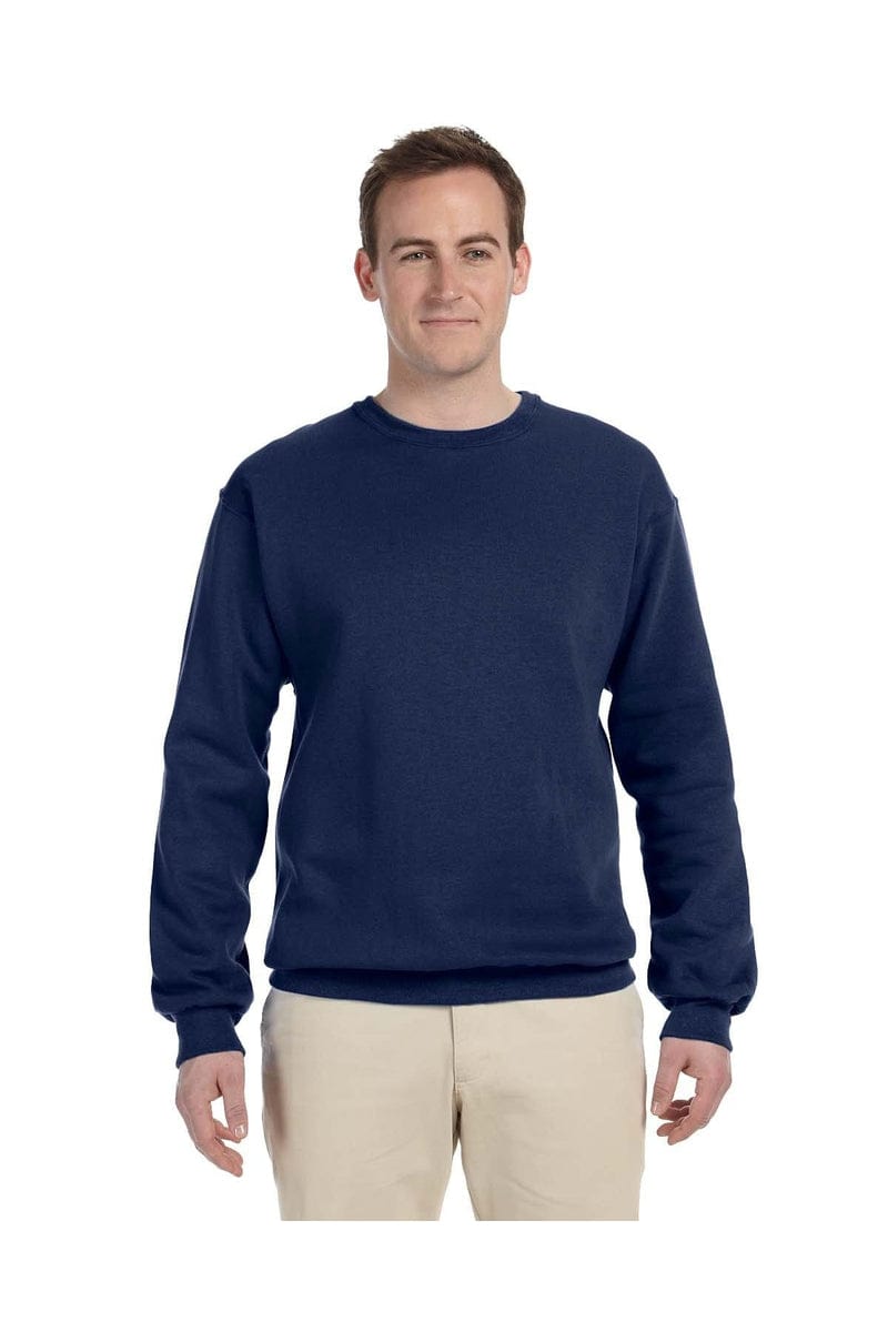 Jerzees Sweatshirts/Fleece 5XL / J Navy Jerzees 562: Adult 8 oz. NuBlend® Fleece Crew