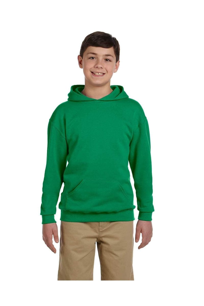 Jerzees Sweatshirts/Fleece S / Kelly JERZEES 996Y: Youth NuBlend Pullover Hooded Sweatshirt