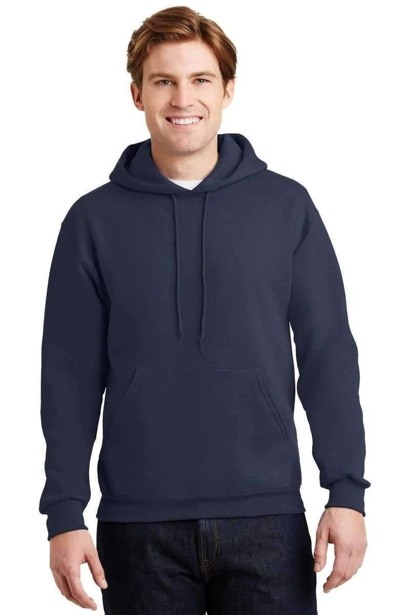 Jerzees Sweatshirts/Fleece S / Navy JERZEES 4997: SUPER SWEATS NuBlend Pullover Hooded Sweatshirt