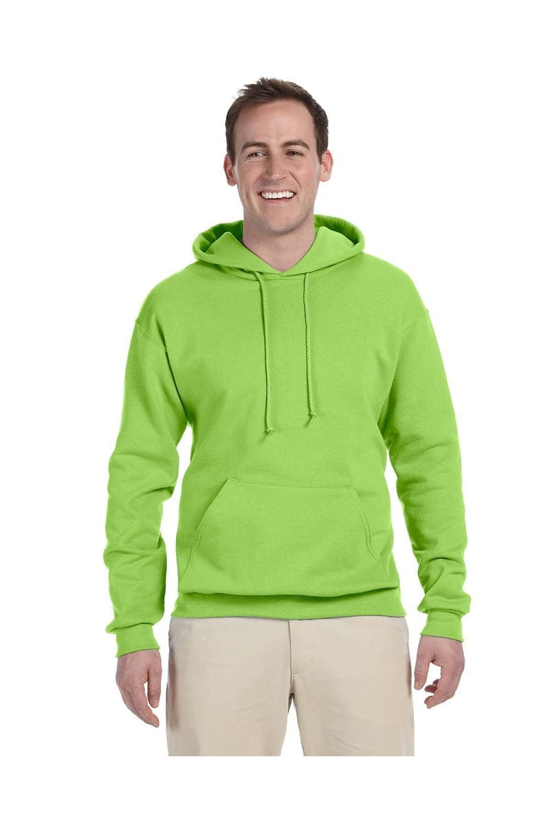 Jerzees Sweatshirts/Fleece 3XL / Neon Green Jerzees 996: Adult 8 oz. NuBlend(r) Fleece Pullover Hood, Traditional Colors