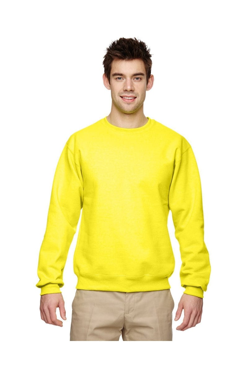 Jerzees Sweatshirts/Fleece S / Neon Yellow Jerzees 562: Adult 8 oz. NuBlend® Fleece Crew