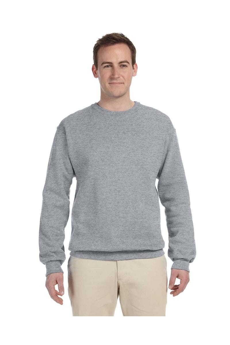 Jerzees Sweatshirts/Fleece S / Oxford Jerzees 562: Adult 8 oz. NuBlend® Fleece Crew