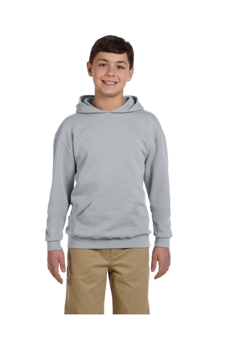 Jerzees Sweatshirts/Fleece S / Oxford JERZEES 996Y: Youth NuBlend Pullover Hooded Sweatshirt