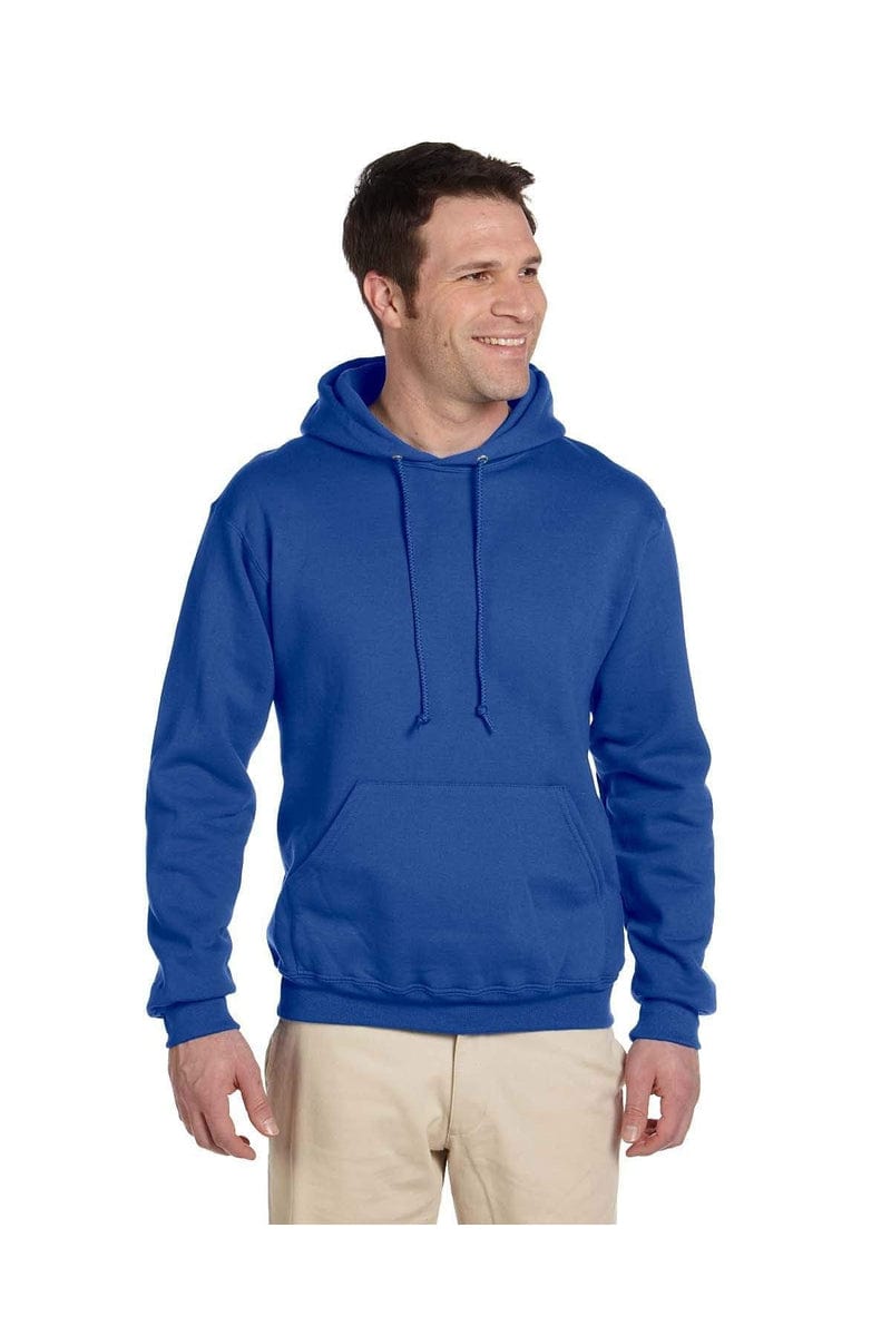 Jerzees Sweatshirts/Fleece S / Royal JERZEES 4997: SUPER SWEATS NuBlend Pullover Hooded Sweatshirt