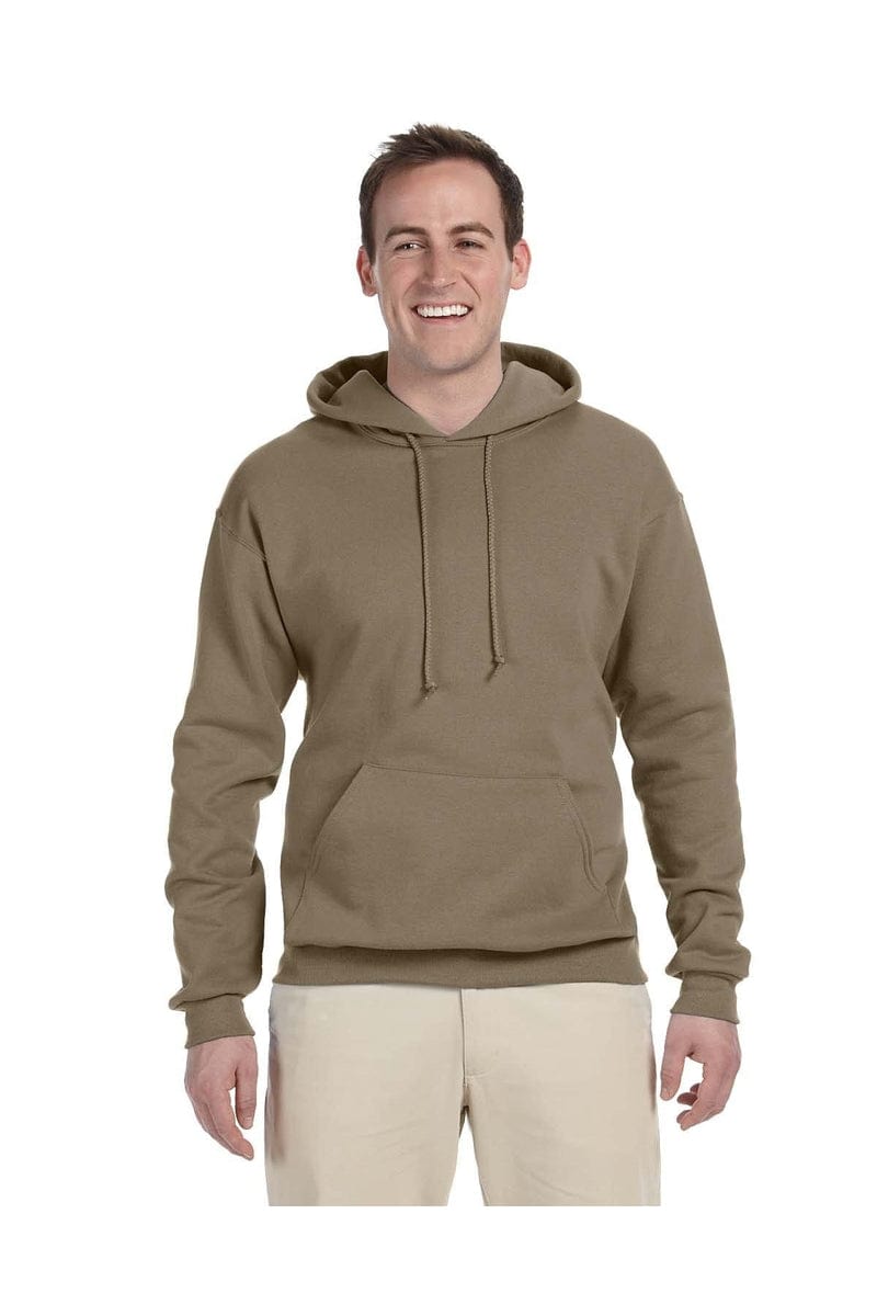 Jerzees Sweatshirts/Fleece S / Safari Jerzees 996: Adult 8 oz. NuBlend(r) Fleece Pullover Hood, Basic Colors