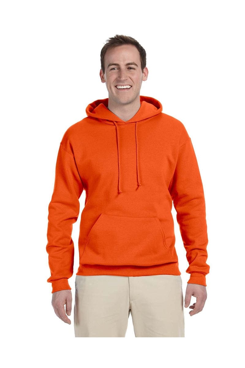 Jerzees Sweatshirts/Fleece S / Safety Orange Jerzees 996: Adult 8 oz. NuBlend(r) Fleece Pullover Hood