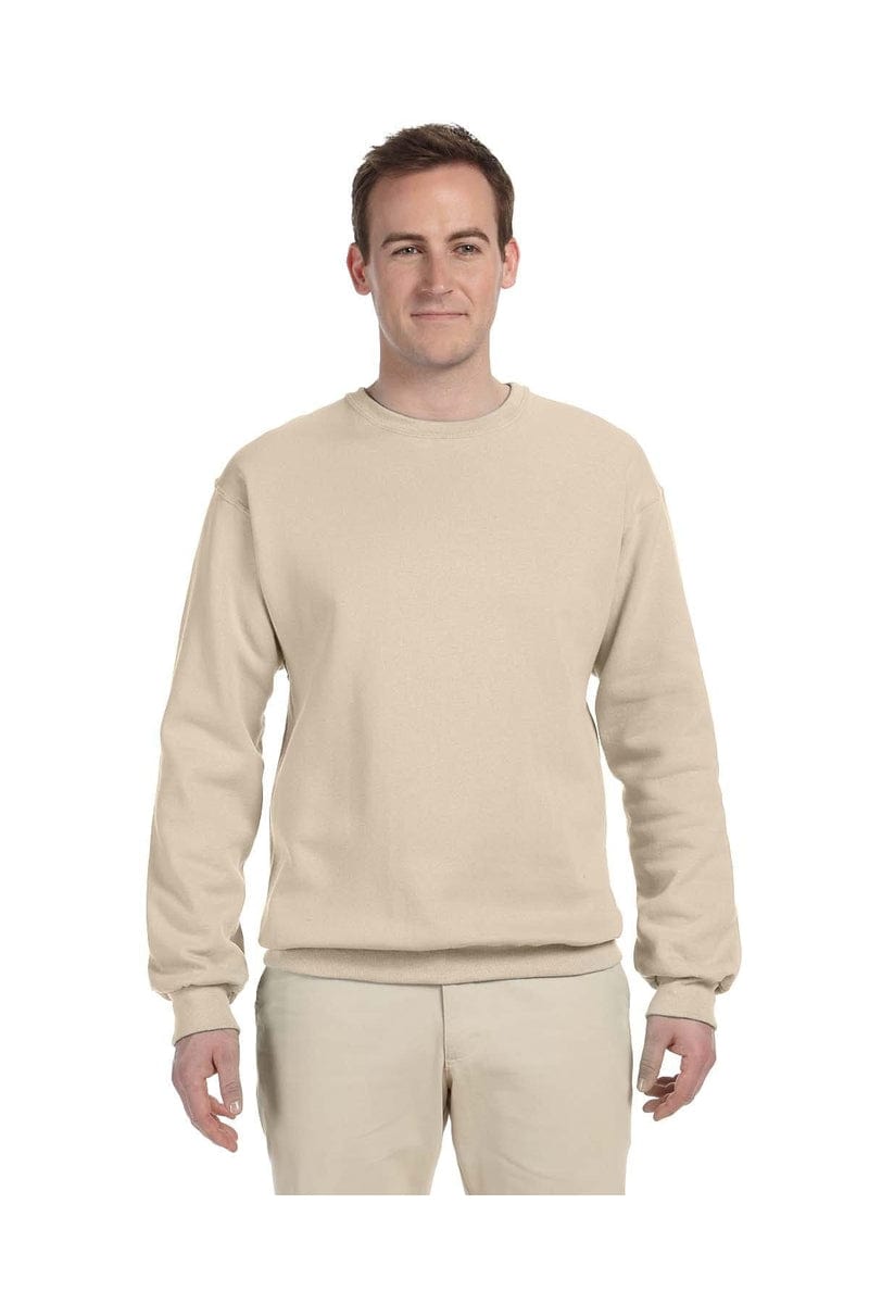 Jerzees Sweatshirts/Fleece S / Sandstone Jerzees 562: Adult 8 oz. NuBlend® Fleece Crew