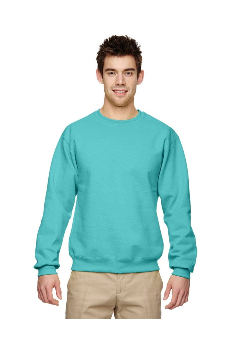 Jerzees Sweatshirts/Fleece S / Scuba Blue Jerzees 562: Adult 8 oz. NuBlend® Fleece Crew