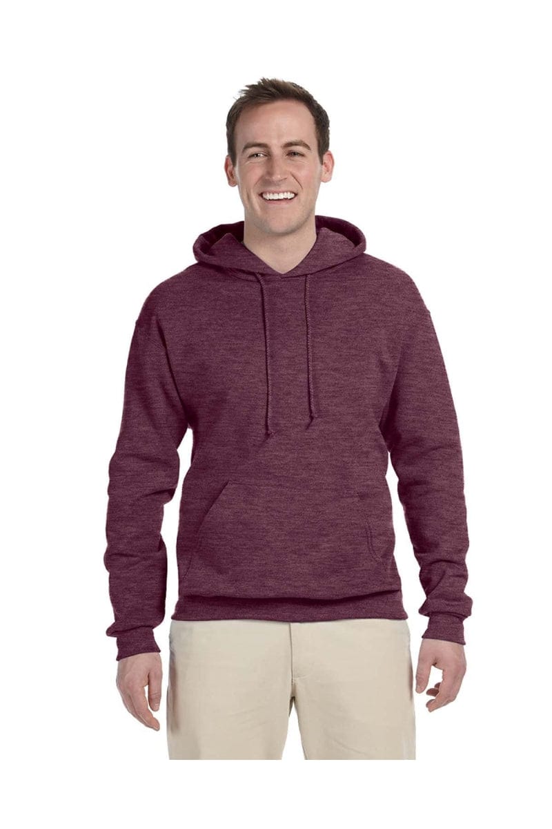 Jerzees Sweatshirts/Fleece 3XL / Vint Hth Maroon Jerzees 996: Adult 8 oz. NuBlend(r) Fleece Pullover Hood, Traditional Colors
