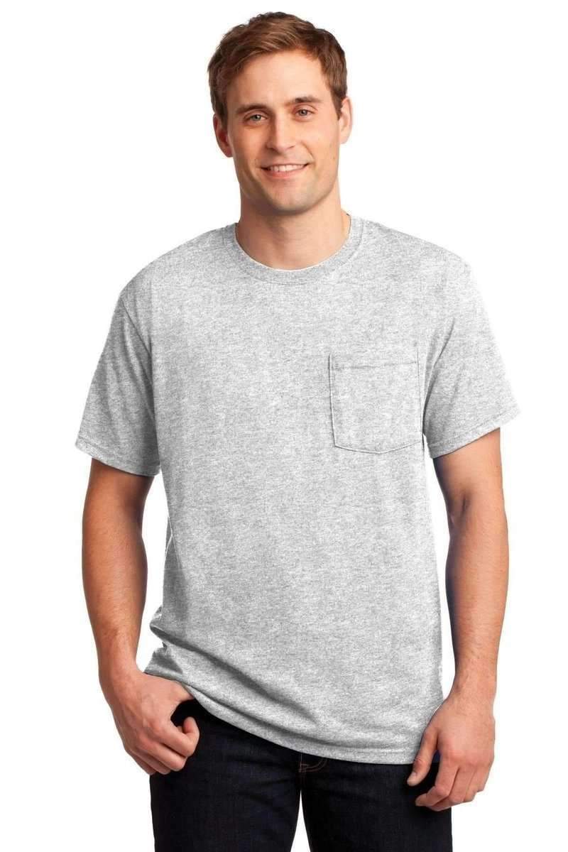 Jerzees T-Shirts JERZEES 29P: Dri-Power Active 50/50 Cotton/Poly Pocket T Shirt