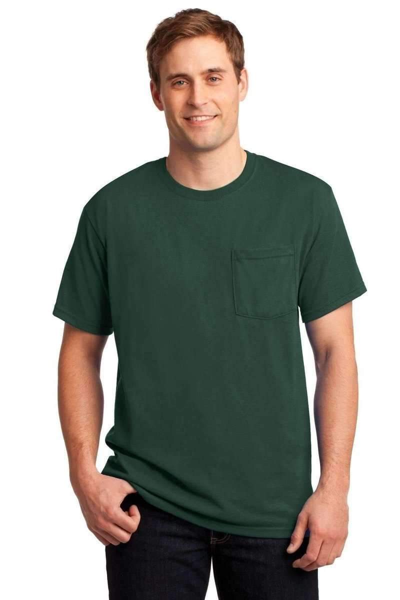 Jerzees T-Shirts JERZEES 29P: Dri-Power Active 50/50 Cotton/Poly Pocket T Shirt