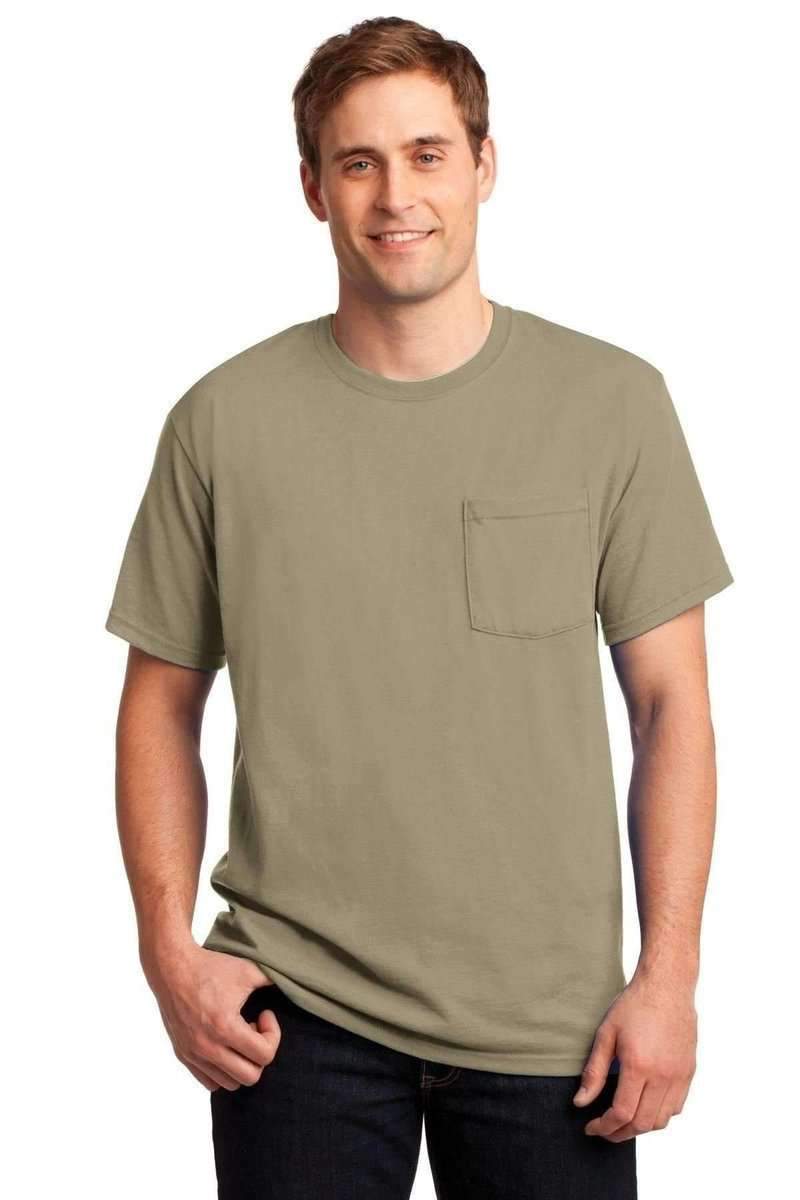 Jerzees T-Shirts JERZEES 29P: Dri-Power Active 50/50 Cotton/Poly Pocket T Shirt