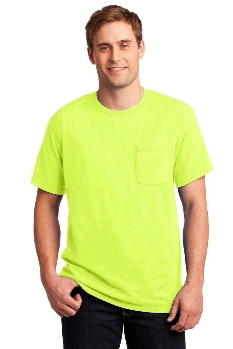 Jerzees T-Shirts JERZEES 29P: Dri-Power Active 50/50 Cotton/Poly Pocket T Shirt