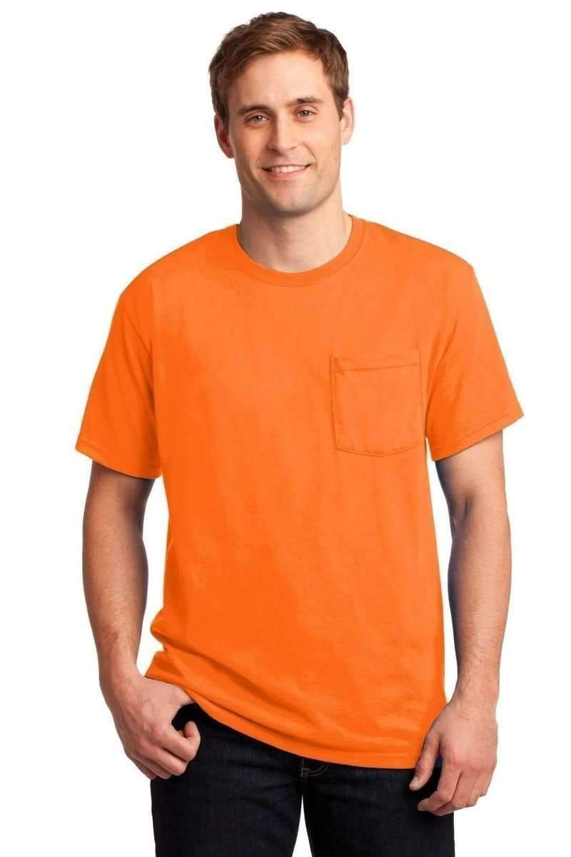 Jerzees T-Shirts JERZEES 29P: Dri-Power Active 50/50 Cotton/Poly Pocket T Shirt