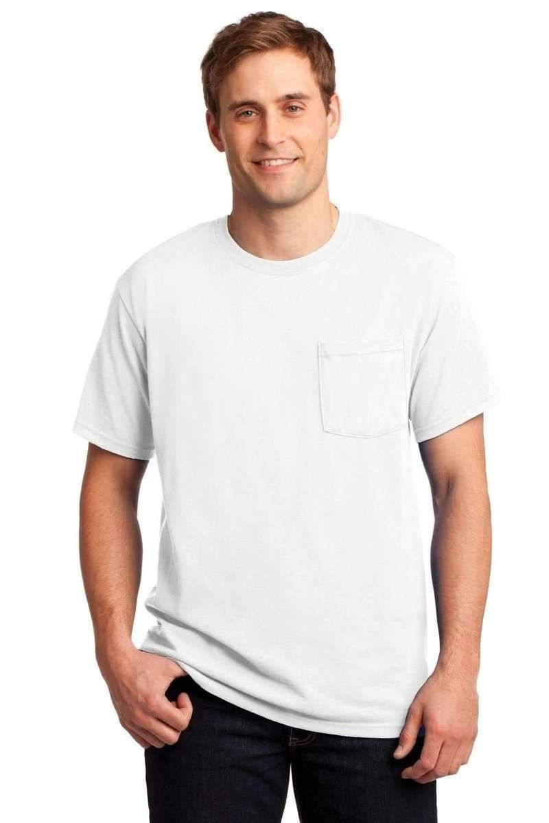 Jerzees T-Shirts JERZEES 29P: Dri-Power Active 50/50 Cotton/Poly Pocket T Shirt