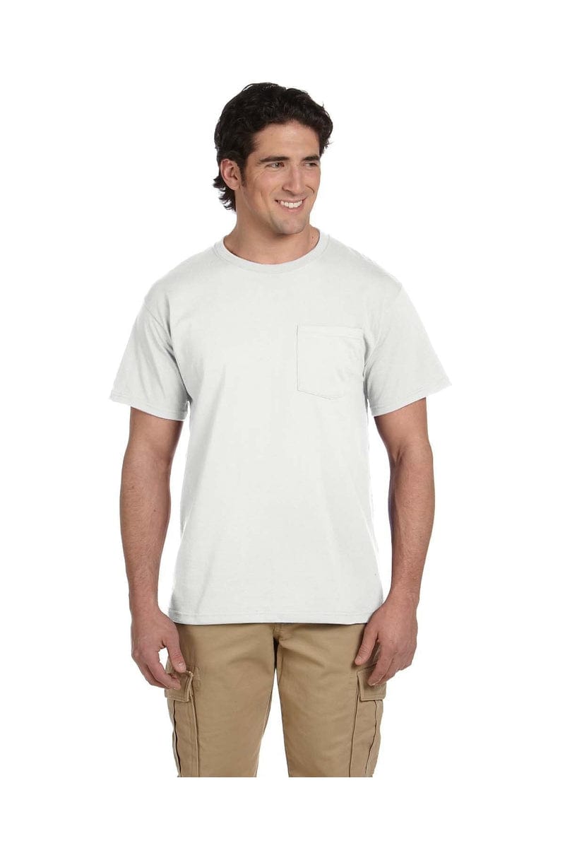 Jerzees T-Shirts JERZEES 29P: Dri-Power Active 50/50 Cotton/Poly Pocket T Shirt
