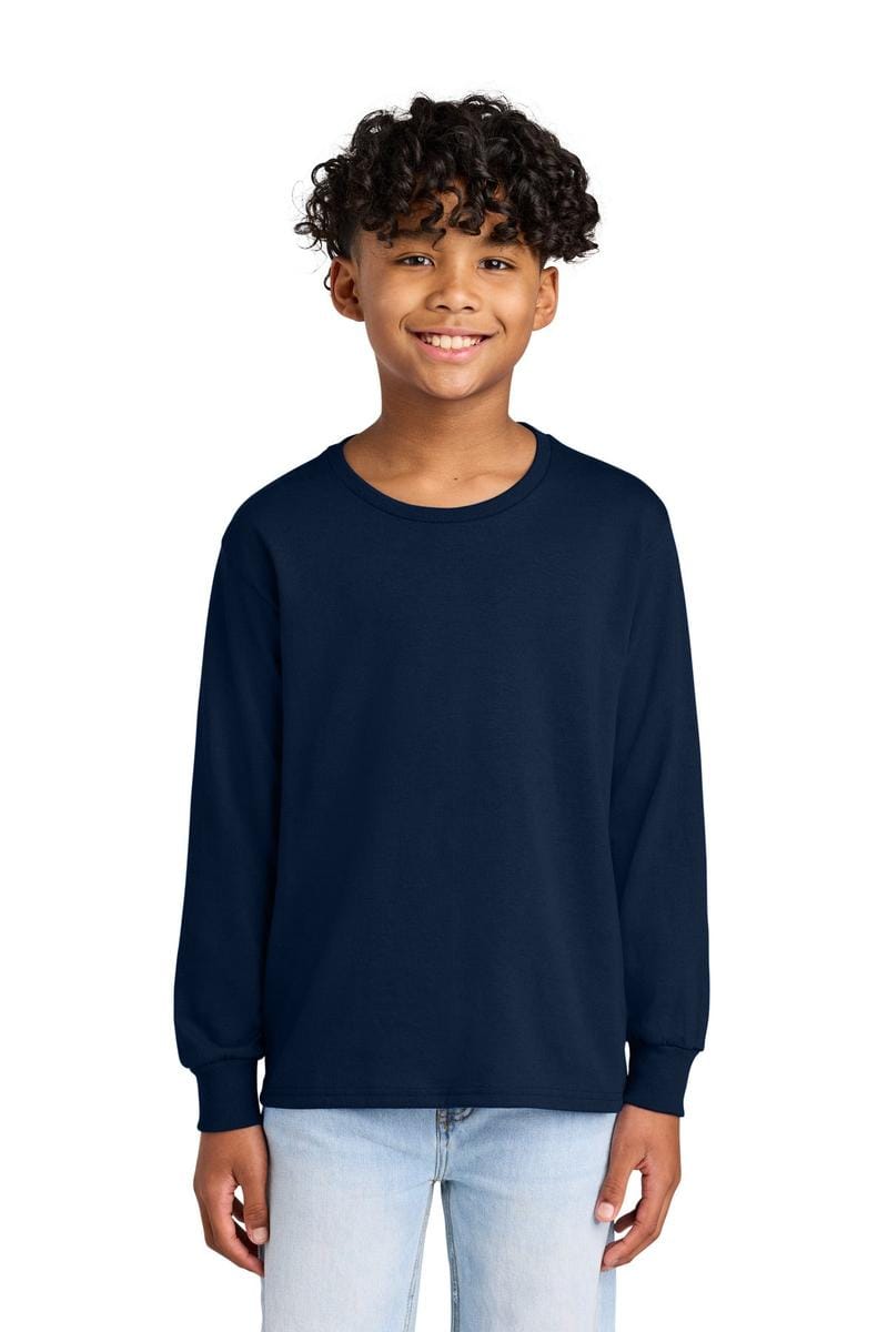 Jerzees T-Shirts L / J. Navy Jerzees® Youth Dri-Power® 50/50 Cotton/Poly Long Sleeve 29BL