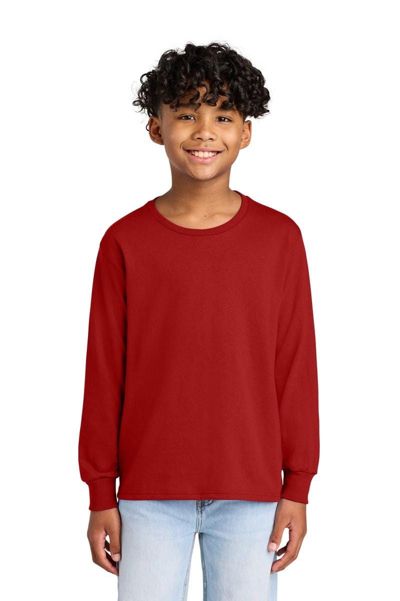Jerzees T-Shirts L / True Red Jerzees® Youth Dri-Power® 50/50 Cotton/Poly Long Sleeve 29BL