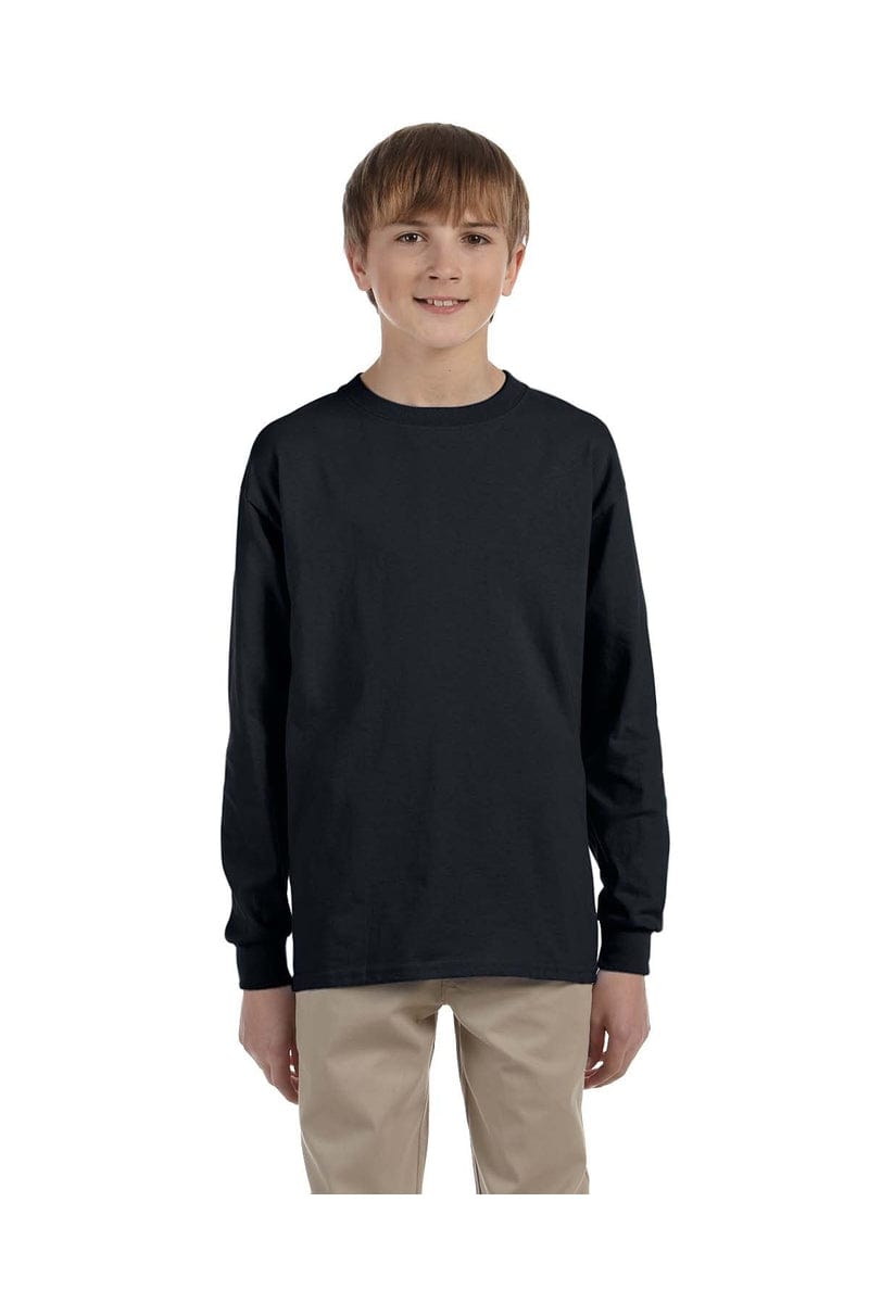 Jerzees T-Shirts S / Black JERZEES 29BL: Youth DRI-POWER® ACTIVE Long-Sleeve T-Shirt