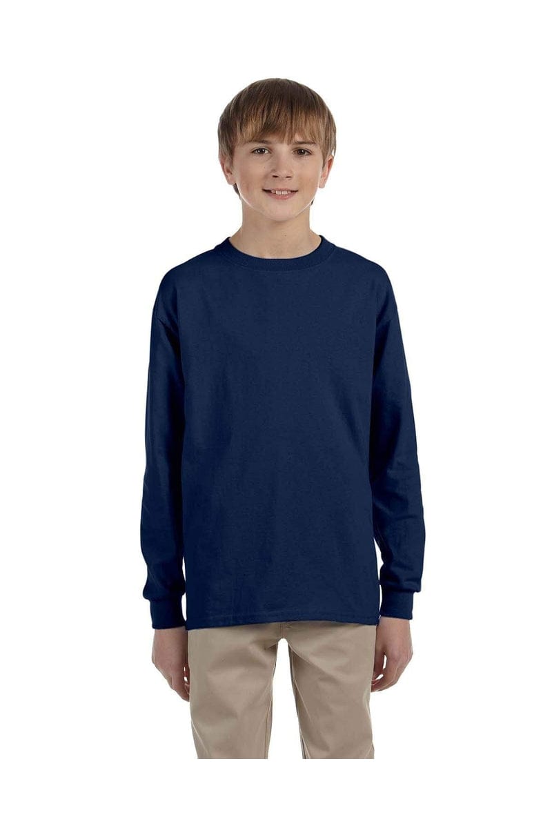 Jerzees T-Shirts S / J Navy JERZEES 29BL: Youth DRI-POWER® ACTIVE Long-Sleeve T-Shirt