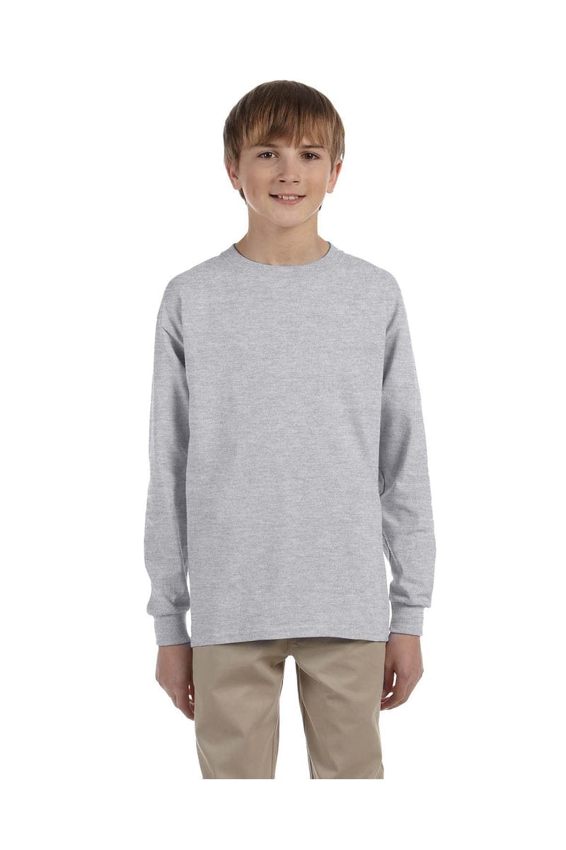 Jerzees T-Shirts S / Oxford JERZEES 29BL: Youth DRI-POWER® ACTIVE Long-Sleeve T-Shirt