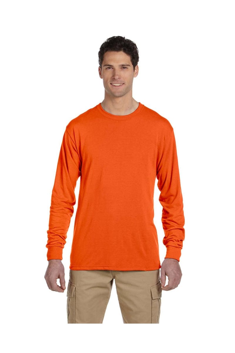 Jerzees T-Shirts S / Safety Orange Jerzees 21ML: Adult 5.3 oz. DRI-POWER® SPORT Long-Sleeve T-Shirt