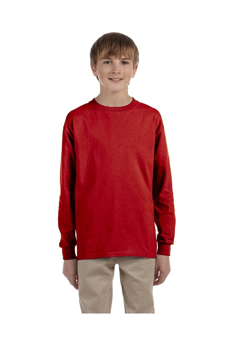 Jerzees T-Shirts S / True Red JERZEES 29BL: Youth DRI-POWER® ACTIVE Long-Sleeve T-Shirt