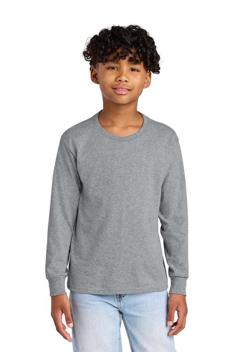 Jerzees T-Shirts XL / Athletic Heather Jerzees® Youth Dri-Power® 50/50 Cotton/Poly Long Sleeve 29BL