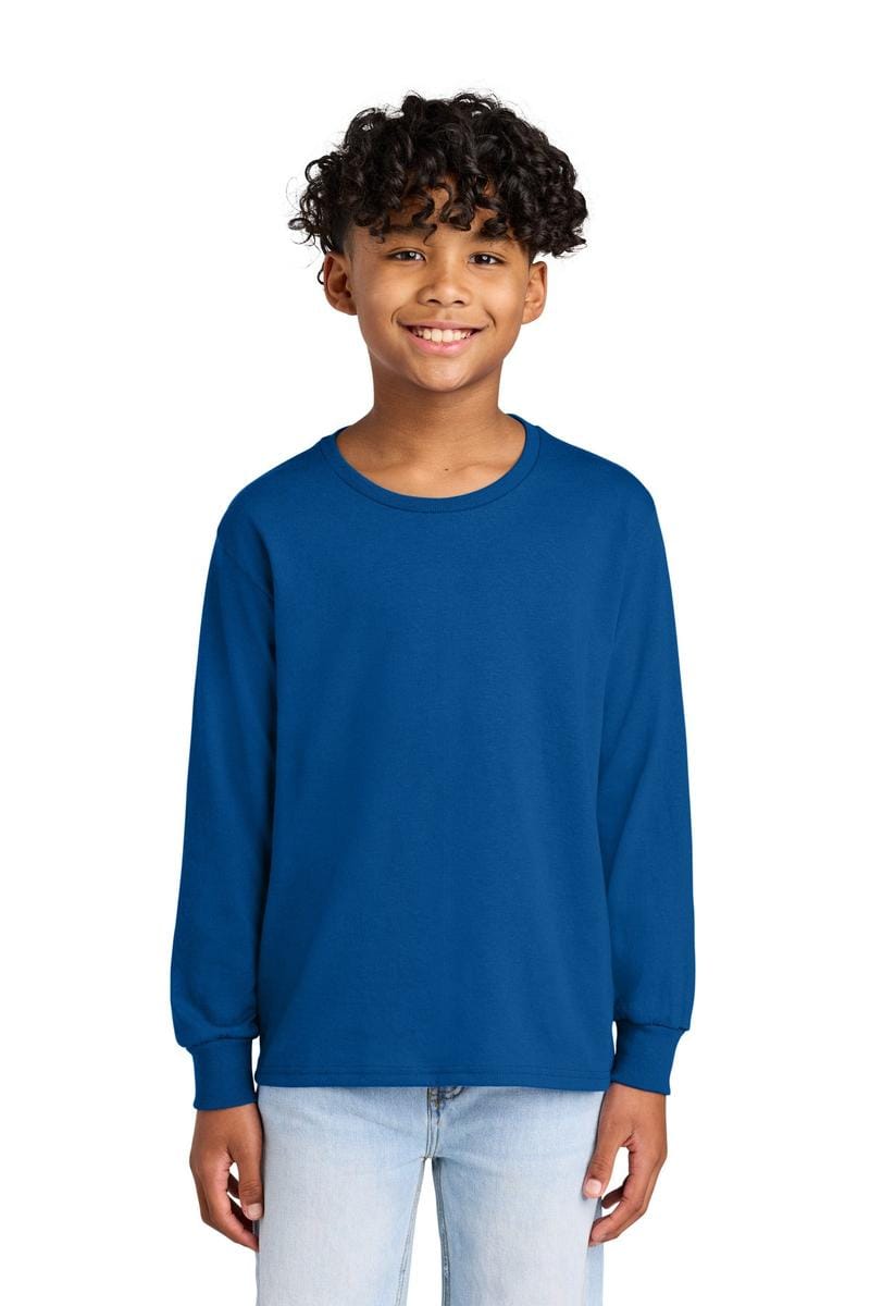 Jerzees T-Shirts XL / Royal Jerzees® Youth Dri-Power® 50/50 Cotton/Poly Long Sleeve 29BL