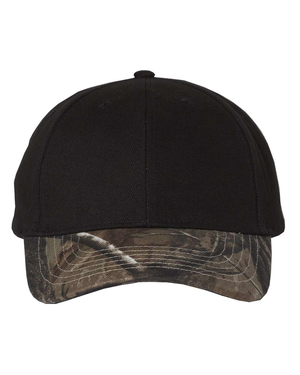 Kati Headwear Kati LC25 Solid Crown with Camo Bill Cap