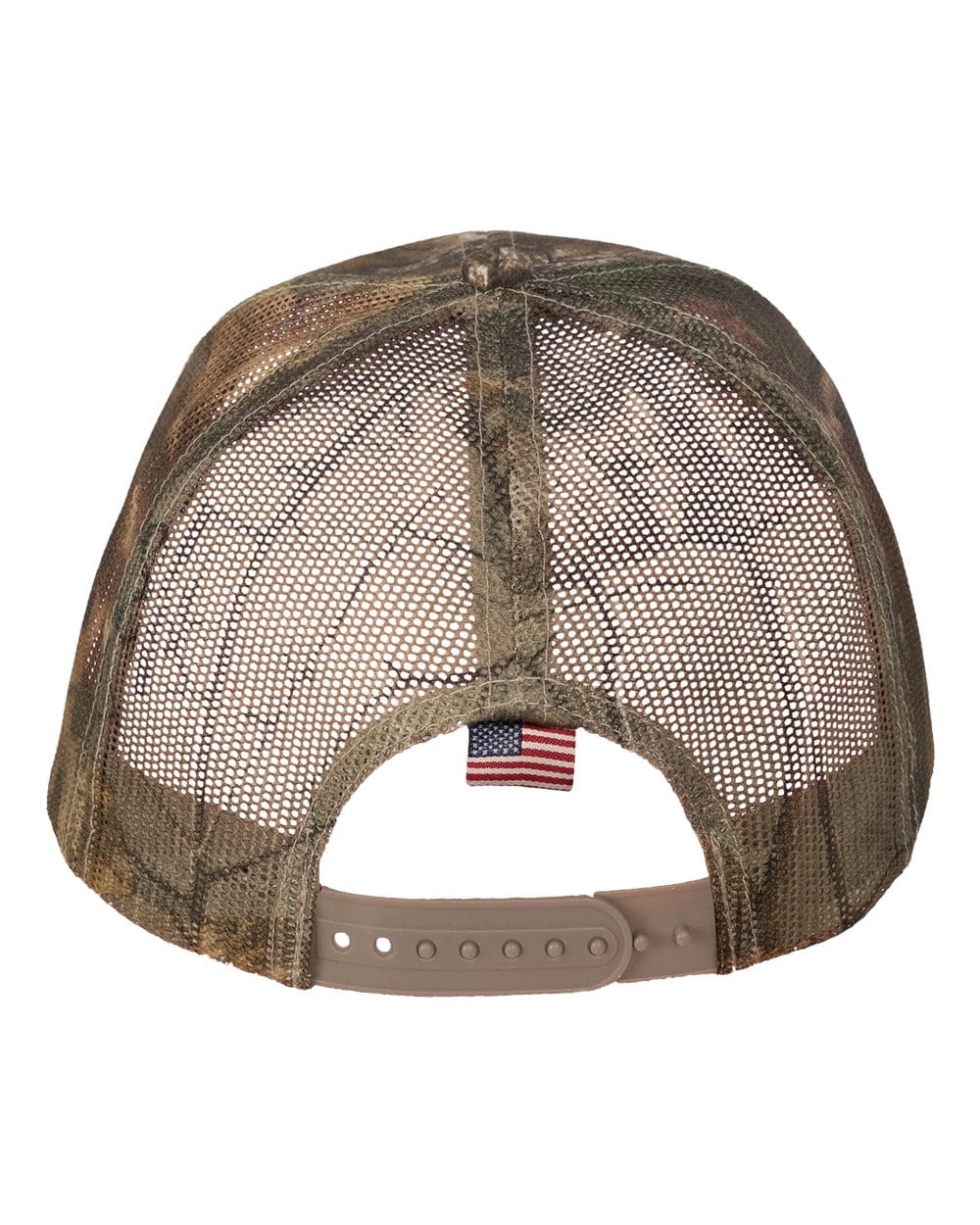 Kati Headwear OSFA / Xtra/ Xtra/ USA Flag Mesh Kati LC350M Camo Woven USA Flag Mesh Cap