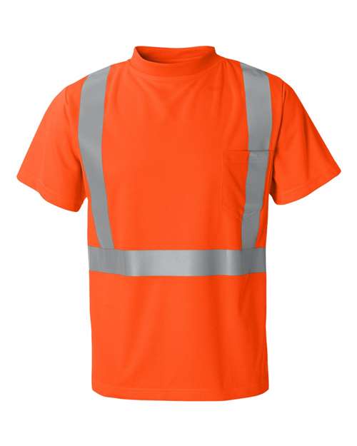 Kishigo 1750 S / Orange 9110-9111-Unisex High-Performance Microfiber T-Shirt
