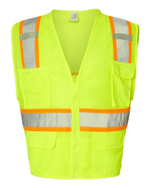 Kishigo 1969 S / Lime 1195-1196-Unisex Ultra-Cool™ Multi-Pocket Vest
