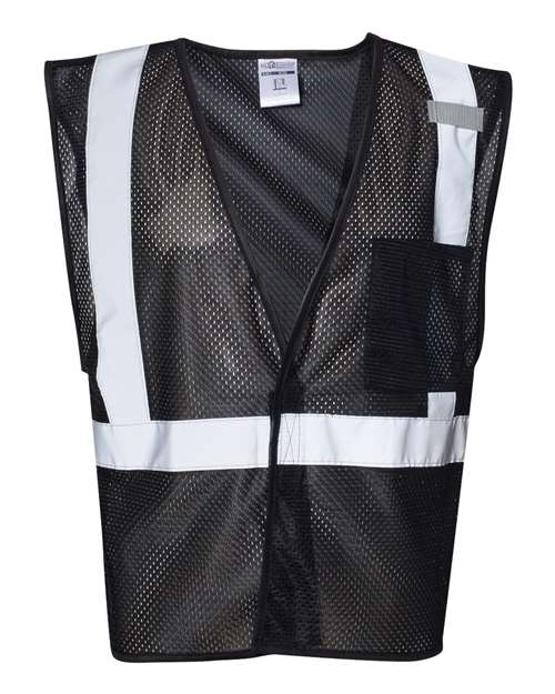 Kishigo B120-131-Unisex EV Series Enhanced Visibility Non-ANSI Vest in Black - B120